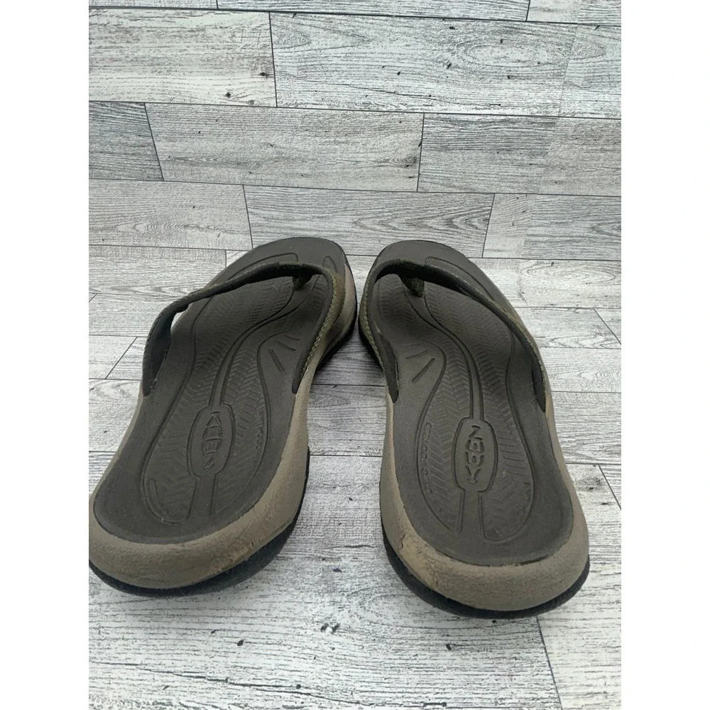 KEEN Mens Flip Flops‎ Sandals Olive Green Size 8 Water Ready Outdoor